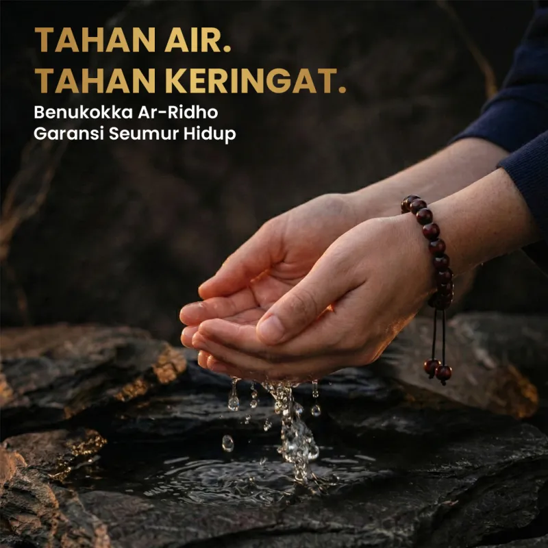 Gelang kokka tahan air — boleh dipakai ke kamar mandi