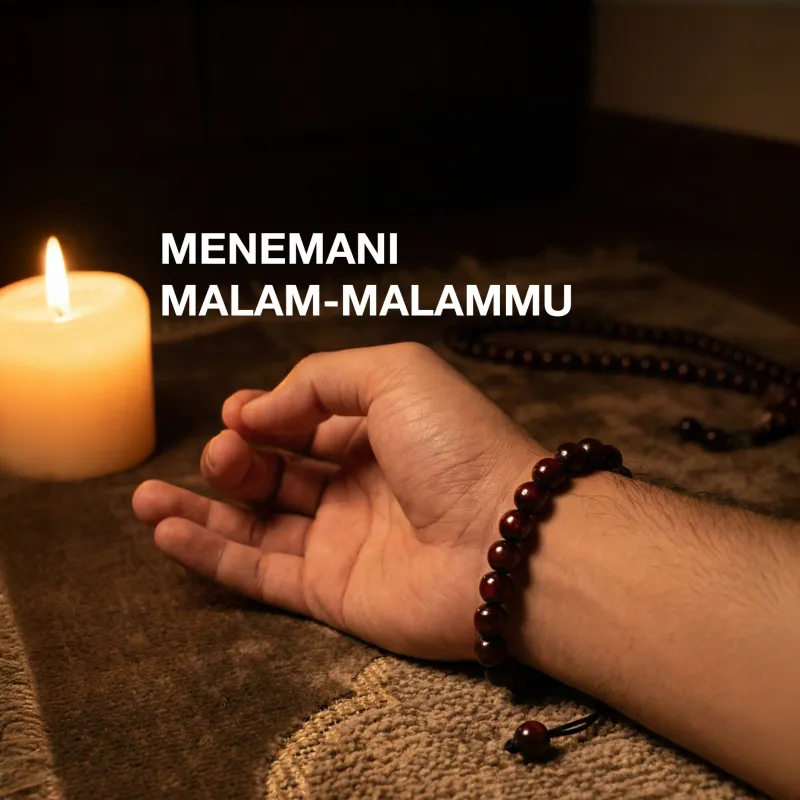 Gelang kokka menemani malam ibadah